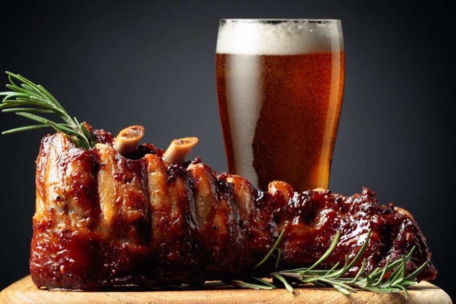 Sianribsit oluessa grillissä – täydellinen piknik-herkku!